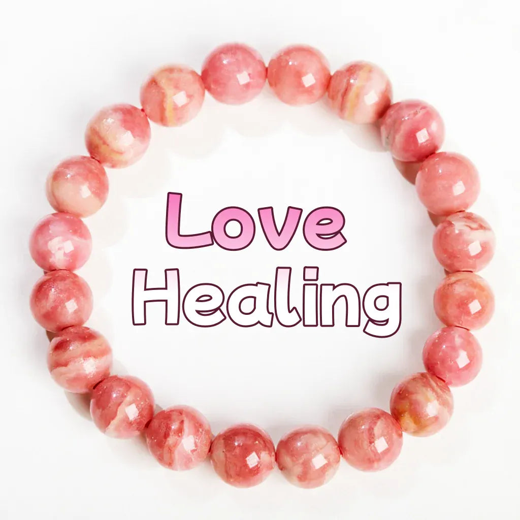 5A Natural Rhodochrosite Bracelet 5-10mm Argentina Red Stone Beads Stretch Bangle for Women  Healing Crystal Jewelry Gift