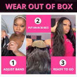 5x5 Curly Glueless Wigs Human Hair 13x6 Deep Wave Hd Lace Front Human Hair Wig Brazilian Ready To Wear Water Wave Lace Wigs