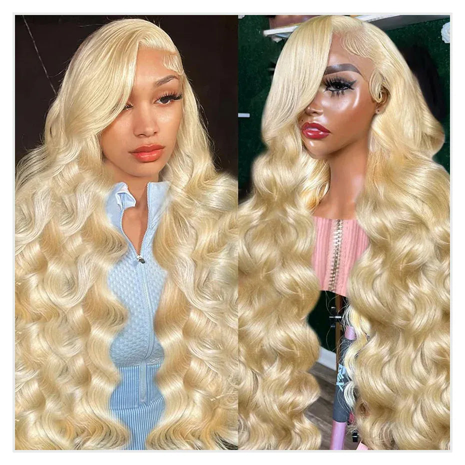 613 Honey Blonde 13x4 Lace Front Human Hair Wig Pre Plucked 13x6 360 Hd Lace Frontal Wig Brazilian Raw Body Wave 5x5 Closure Wig