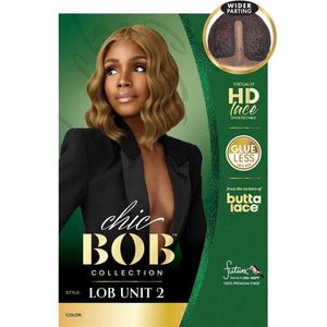 Sensationnel Chic Bob Synthetic Lace Wig - Lob Unit 2