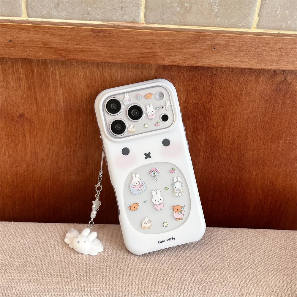 Korean Miffy bunny phone case for iPhone 18 Pro and Pro Max by HSF Marketplace