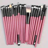 HSF Marketplace premium synthetic makeup brush set with kabuki, foundation, concealer, powder, blush, and eye brushes