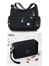 Women nylon waterproof messenger handbag with large capacity, casual crossbody style, high-quality travel shoulder bag by HSF Marketplace.