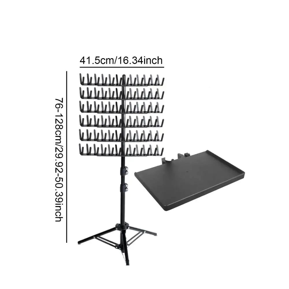 Hair Braiding Rack 2 Sided Hair Racks for Braiders Standing Height Adjustable Braid Rack Hair Extension Holder for Salon Home