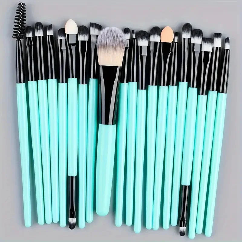 HSF Marketplace premium synthetic makeup brushes set with kabuki, foundation, concealer, powder, blush and eye brushes