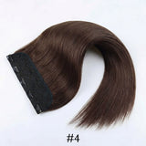 HSF Marketplace Brazilian Remy human hair clip-in extension, one-piece natural straight seamless weft
