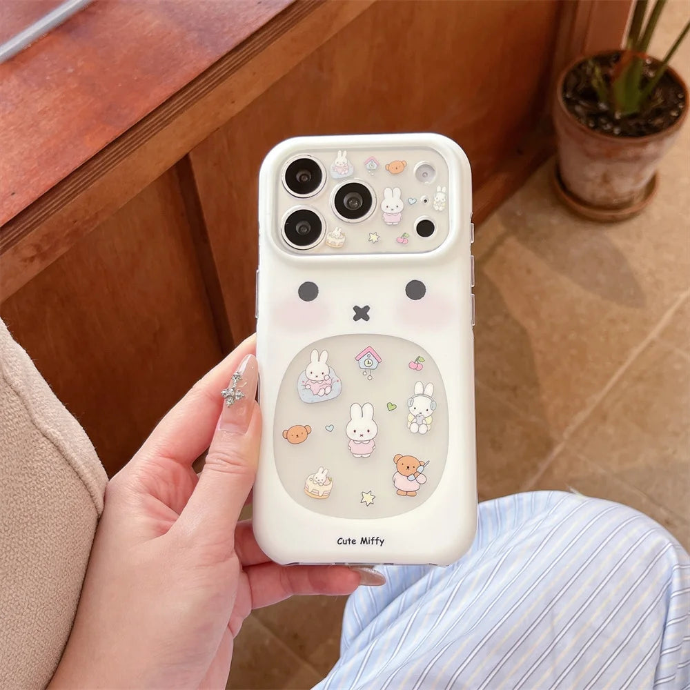 Korean Miffy bunny phone case for iPhone 18 Pro and Pro Max by HSF Marketplace