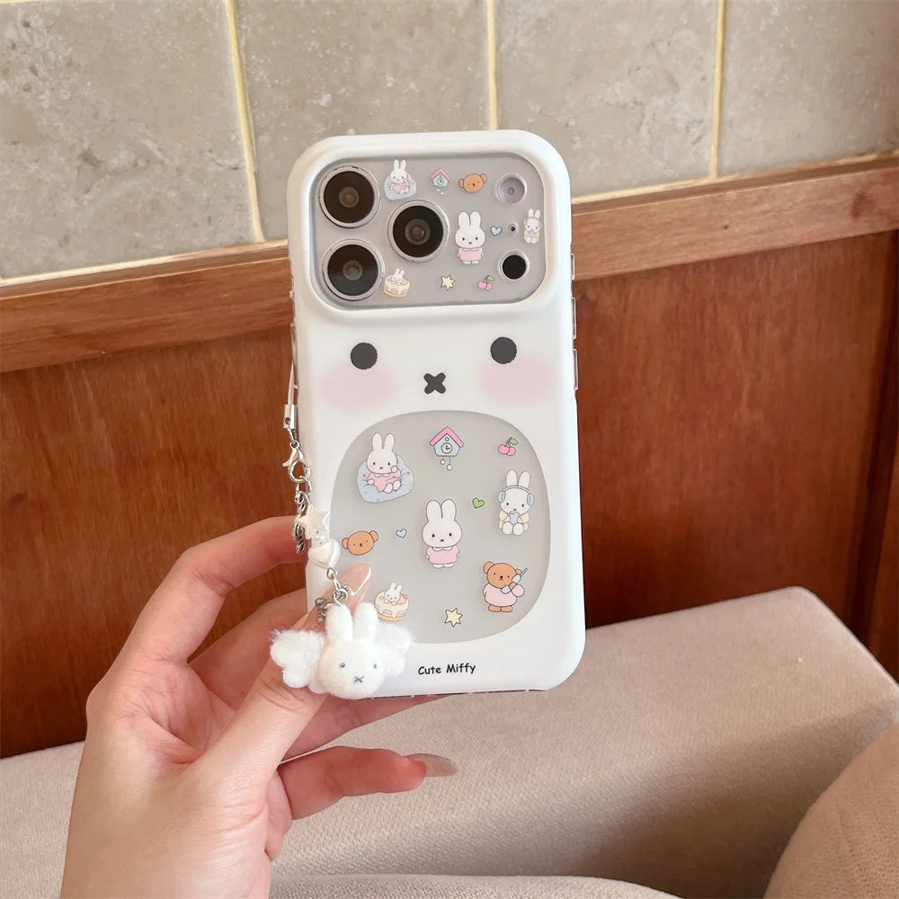 Korean Miffy bunny phone case for iPhone 18 Pro and Max by HSF Marketplace