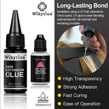 Advanced V Light Hair Extension Tools Kit with UV Glue Hair Extension Machine for Professional and Home Use