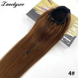 14–18 inch straight drawstring ponytail extension with clip, 100% Brazilian human hair by HSF Marketplace