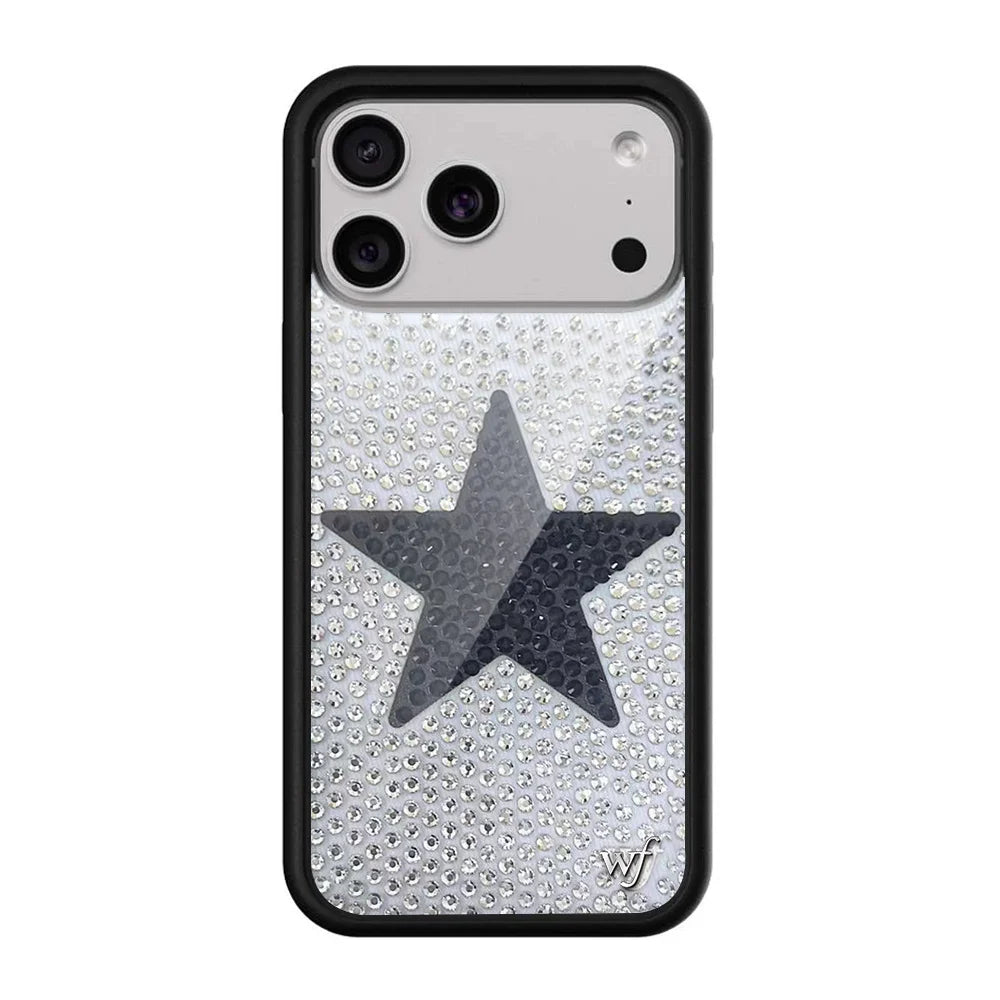 Wildflower Luxury Diamond Stars phone case for iPhone 18 Pro Max by HSF Marketplace