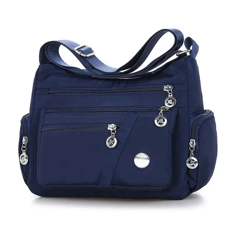Women nylon waterproof messenger handbag by HSF Marketplace, large capacity crossbody travel bag with casual style and high quality.
