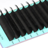 RUJADE Ellipse Flat Lashes 0.15 0.20 Faux Mink Professional Eyelash C/CC/D Split-Tips Natural Super Soft Flat Eyelash Extensions