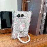 Kawaii cartoon kitten magnetic phone case for iPhone by HSF Marketplace