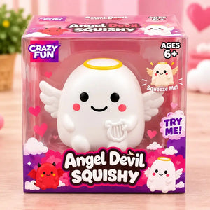 Crazy Fun Ghost Angel Devil Squishy Fidget Toy, Soft Sensory Stress Relief Squeeze