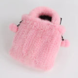 Genuine mink fur handbag by HSF Marketplace, shoulder bag with cross-body and top-handle options, stylish for women.