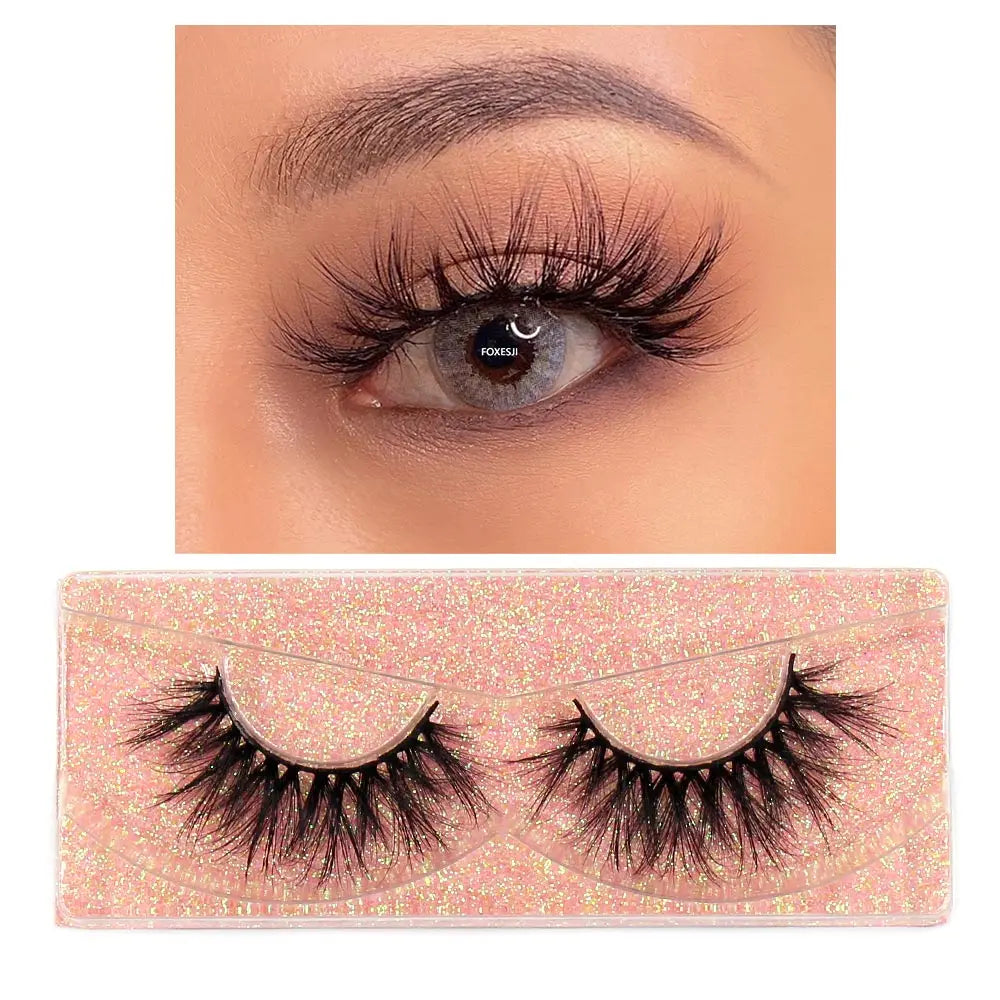 HSF Marketplace 3D mink false eyelashes for fluffy, natural-looking eye makeup