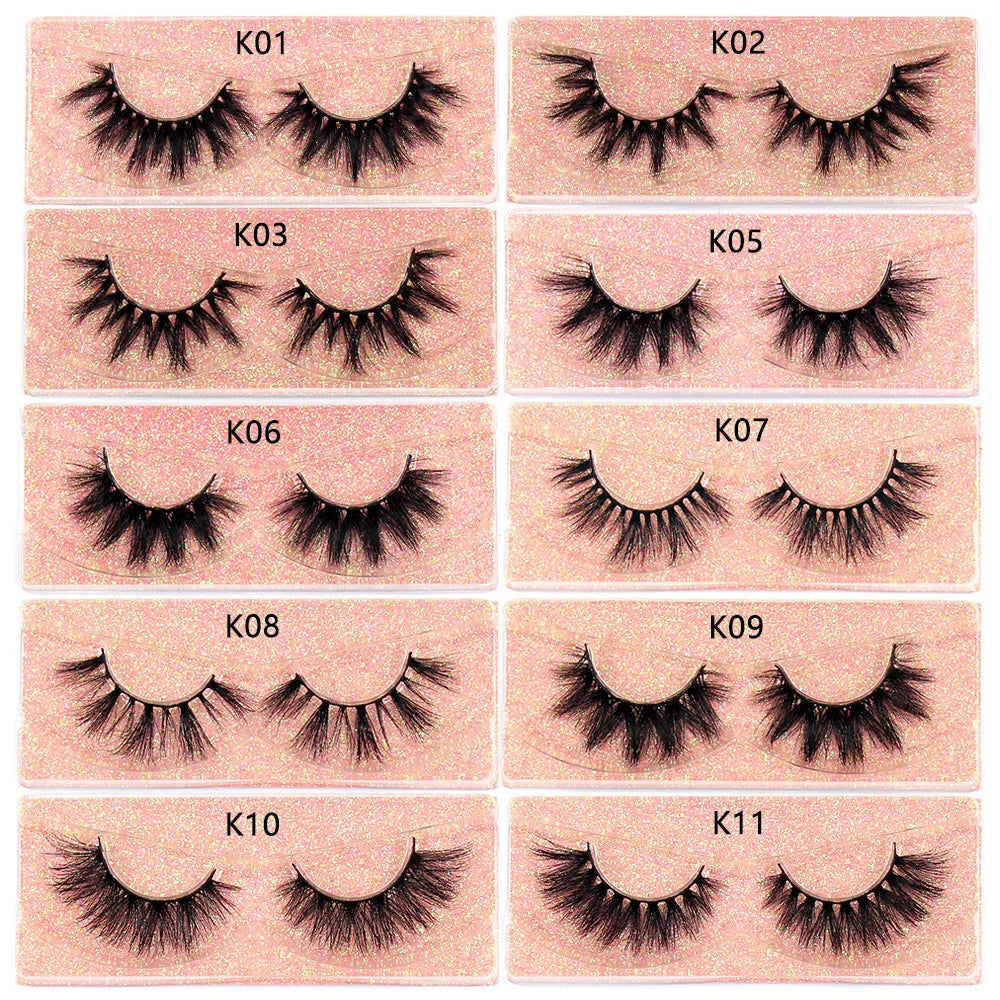 HSF Marketplace 3D mink false eyelashes for fluffy, natural-looking eye makeup