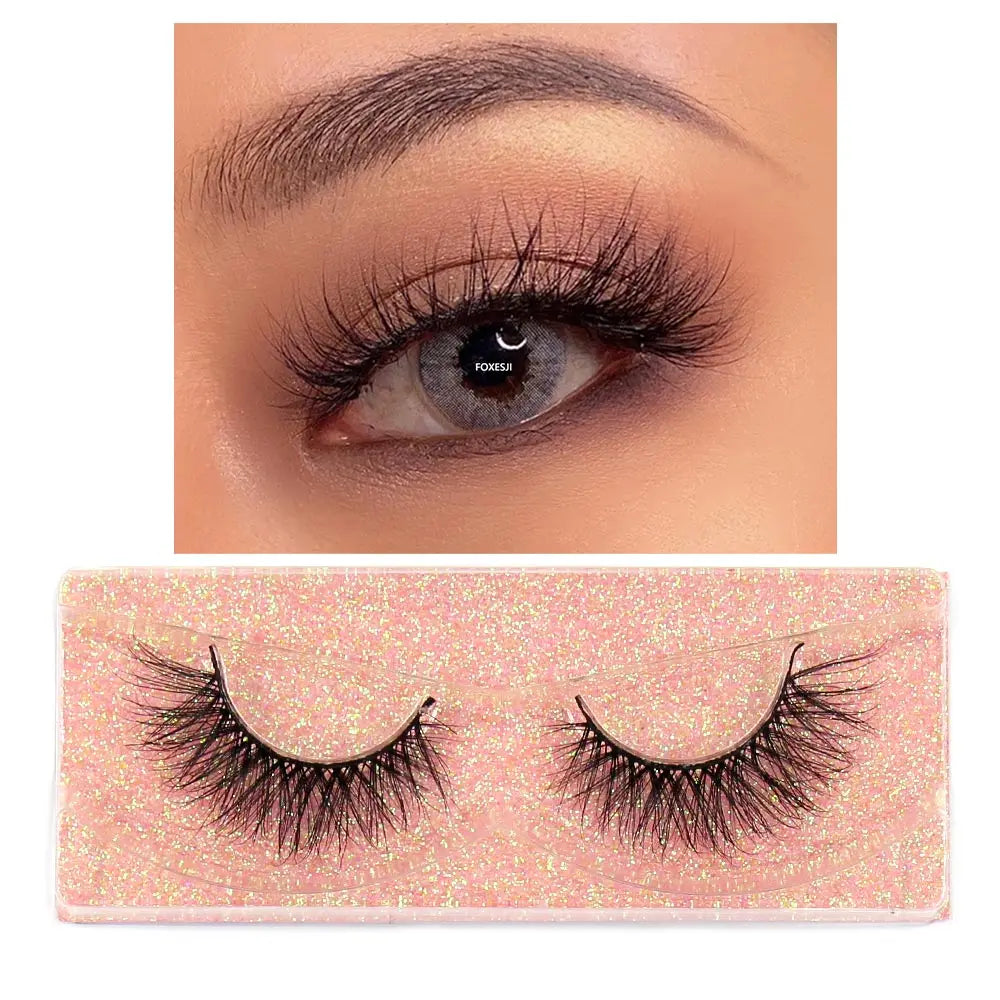 3D mink false eyelashes with fluffy, natural-looking lashes by HSF Marketplace
