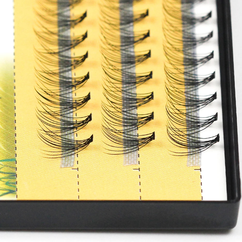 10D Cluster Eyelashes Natural Eyelash Extension Individual Eyelash Bunches 1 Box/60 Bundle Makeup Tools Lashes Wholesale