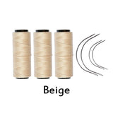HSF Marketplace hair weaving thread set with C curved needles for wig making