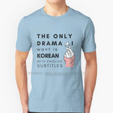 Korean drama T-shirt with English subtitles, K-drama fan K-culture merch by HSF Marketplace