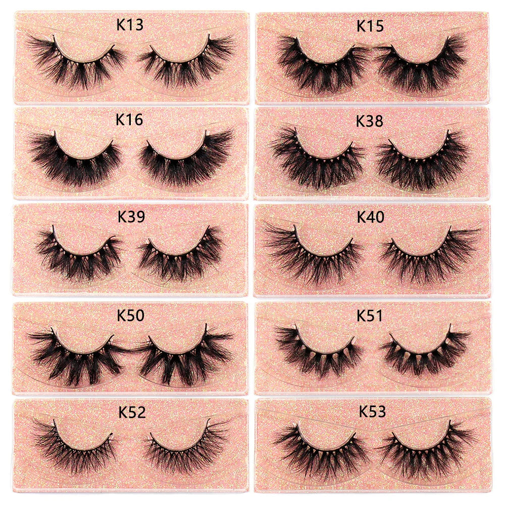 3D mink false eyelashes for fluffy, natural eye looks by HSF Marketplace
