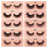 3D mink false eyelashes for fluffy, natural eye looks by HSF Marketplace