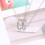 Best Friends Forever necklaces set for girls and women, matching friendship jewelry by HSF Marketplace