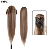 S-noilite human hair claw clip ponytail extension in natural black, blonde and brown tones