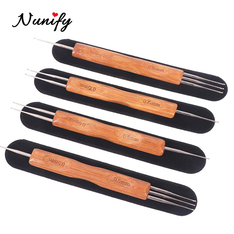Nunify Dreadlock Crochet Hook Include Dreadlocks Crochet Hair Weaving Needle Tool Hair Braid Craft Locking Hooks 1Pcs/Lot
