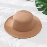 Winter Spring Imitation Woolen Women Hat Ladies Fedoras Top Jazz Round Cap Female Bow Ribbon Bowler Hats