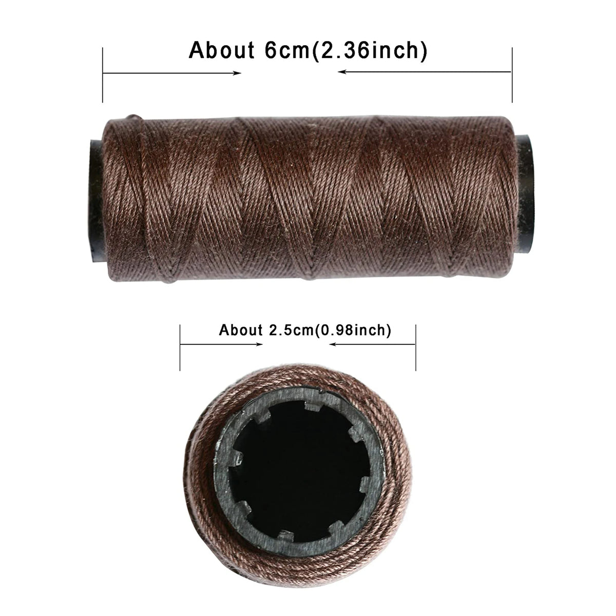 Hair weaving thread set with C curved needles for wig making by HSF Marketplace