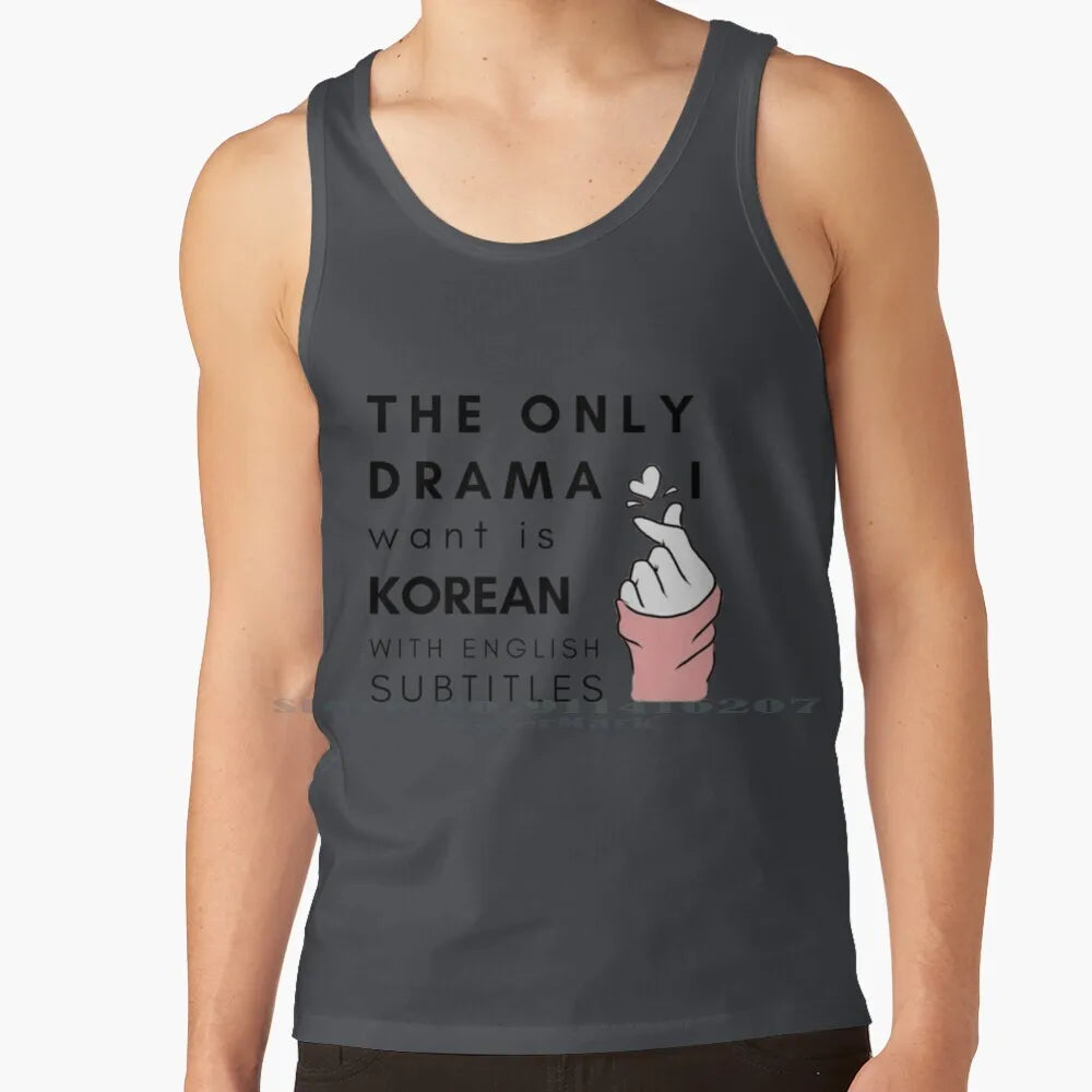 Korean drama T-shirt with English subtitles for K-drama fans, HSF Marketplace K-culture merch