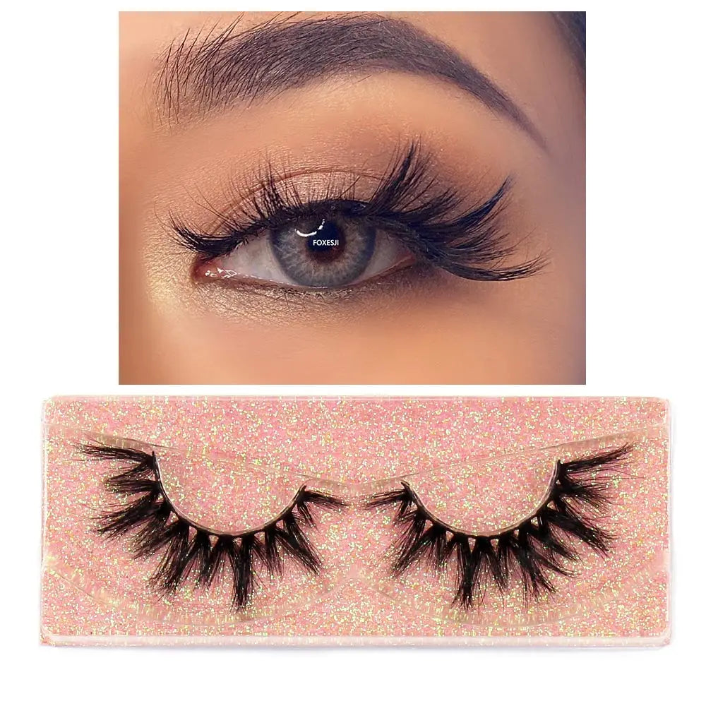 HSF Marketplace 3D mink false eyelashes for fluffy, natural eye looks