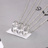 Best Friends Forever necklaces set for girls and women, matching friendship jewelry by HSF Marketplace