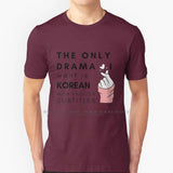 Korean drama T-shirt with English subtitles for K-drama fans, HSF Marketplace K-culture merch