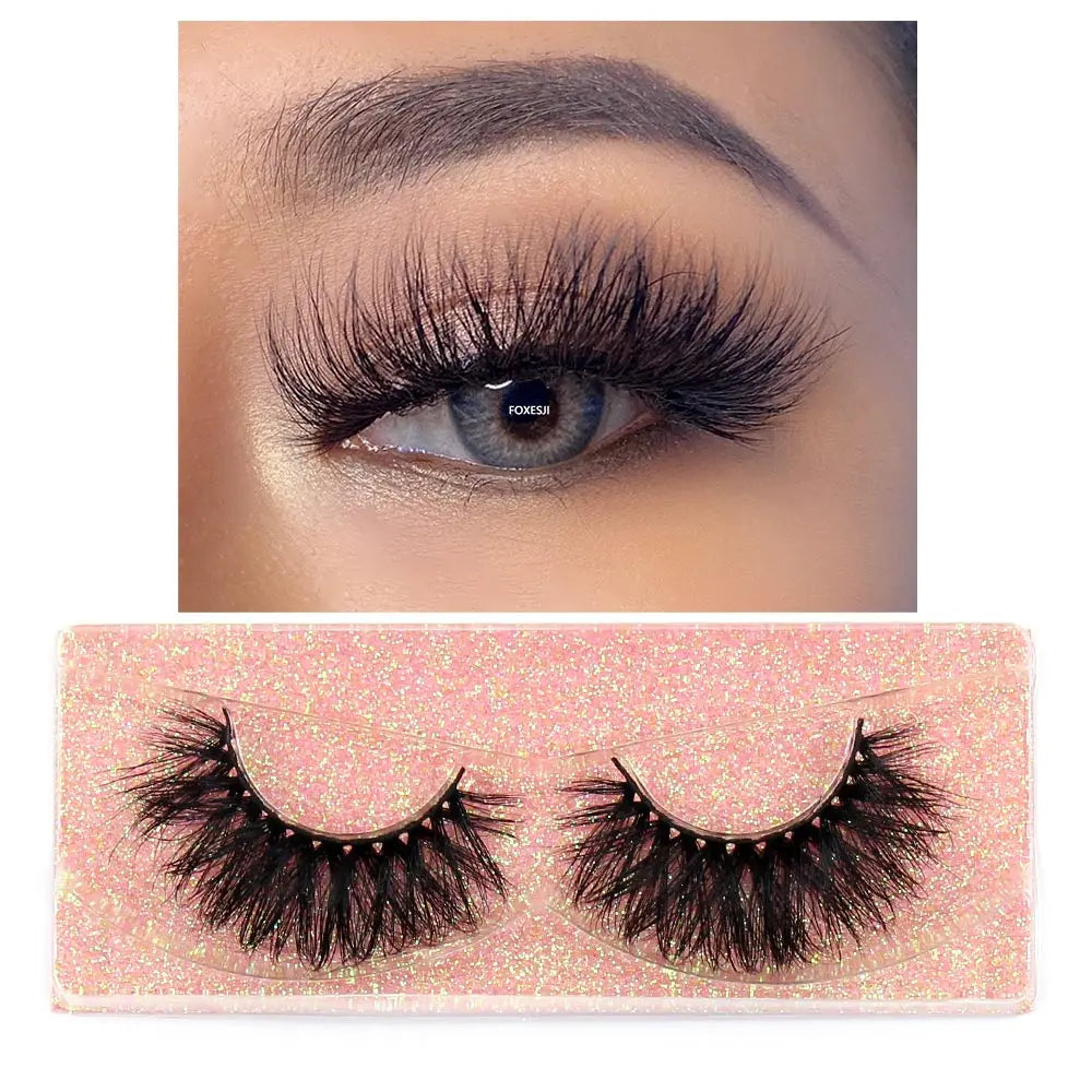 3D mink false eyelashes with fluffy, natural-looking volume by HSF Marketplace