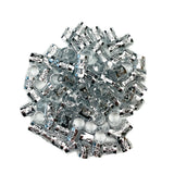 Adjustable silver and gold hair ring for dreadlocks and braids, hair styling accessory
