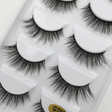 YSDO 3/5 Pairs 3D Mink EyeLashes Natural Hair False EyeLashes Long 100% Dramatic Eye MakeupFake Lashes Fluffy Cilios Lashes G803