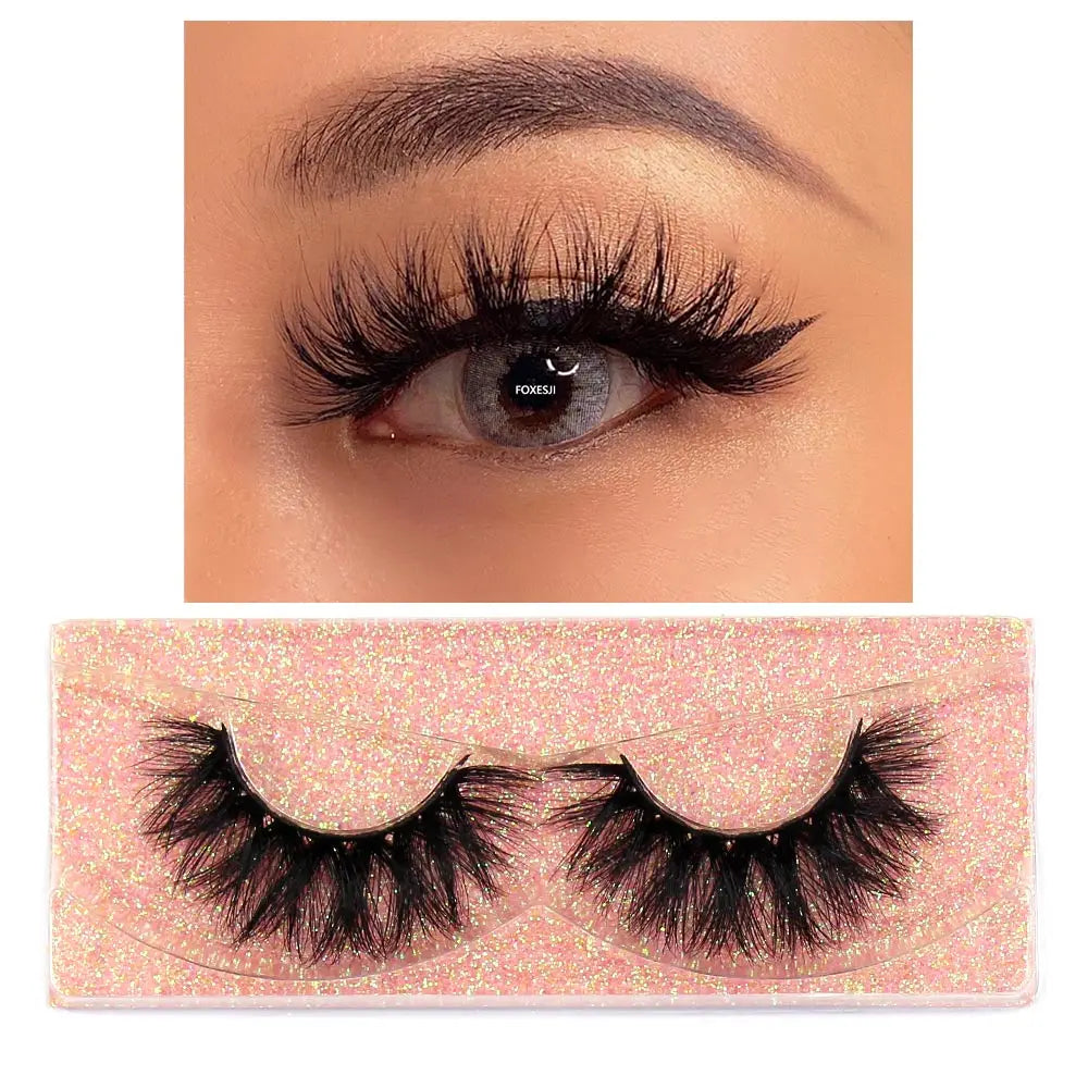 3D mink false eyelashes with fluffy, natural-looking volume by HSF Marketplace