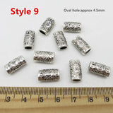 Silver Viking rune hair braid beads for dreadlocks and beards by HSF Marketplace
