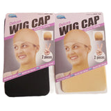 Stretchable brown wig caps, 10-piece set for easy weaving by HSF Marketplace