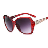 Women's luxury square purple mirrored sunglasses with oversized frames, HSF Marketplace ocúlos de sol