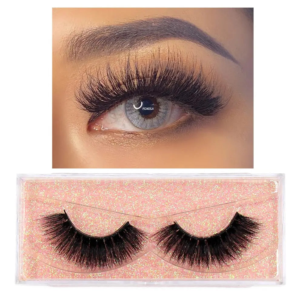 3D mink false eyelashes by HSF Marketplace for fluffy, natural-looking eye makeup