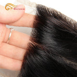Hair Extensions Curly Hair Bundles With Closure Funmi Hair 5Pcs with Closure Remy Human Hair Weaves Peruvian Loose Wave Bundles