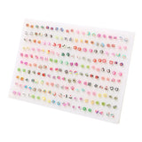 Heart and star small stud earrings set for women and girls by HSF Marketplace