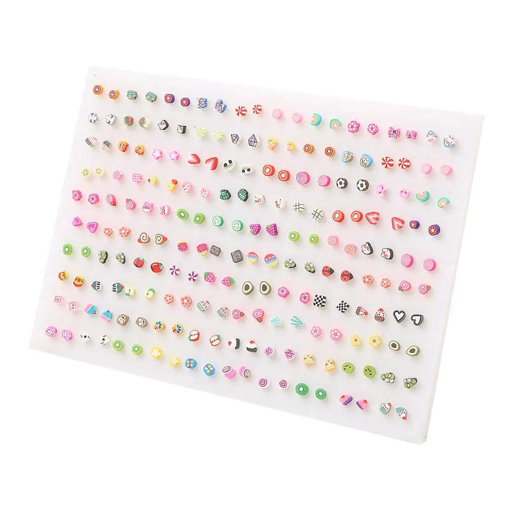 Heart and star small stud earrings set for women and girls by HSF Marketplace