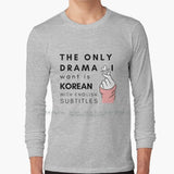 Korean drama T-shirt with English subtitles for K-drama fans, HSF Marketplace K-culture merch