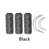 Hair weaving thread set with C curved needles for wig making by HSF Marketplace
